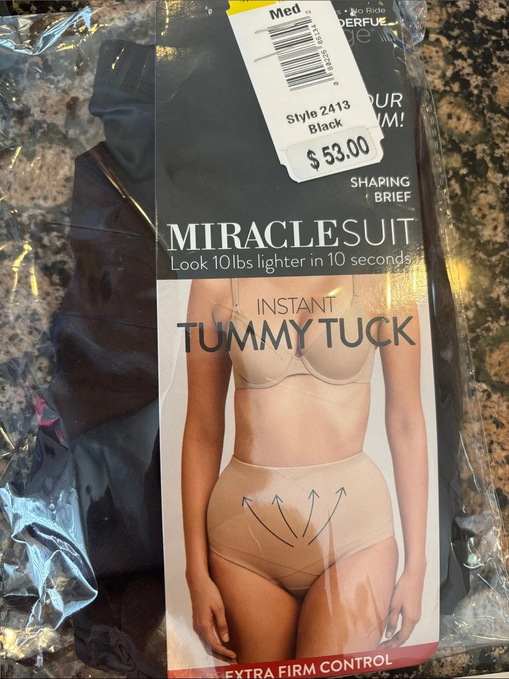 Miraclesuit Instant Tummy Tuck Shaping Brief NWT